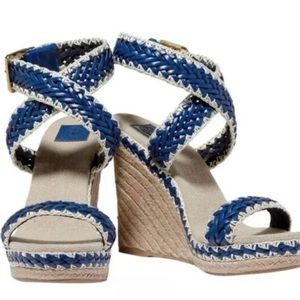 EUC Tory Burch “Lilah” wedge espadrille - size 6
